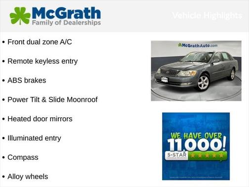 2004 Toyota Avalon XLS