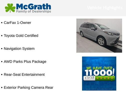 2023 Toyota Sienna Woodland Edition 7-Passenger