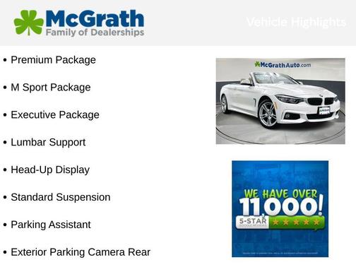 2018 BMW 430 i xDrive