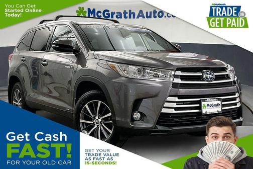 Predawn Gray Mica 2019 Toyota Highlander Hybrid XLE