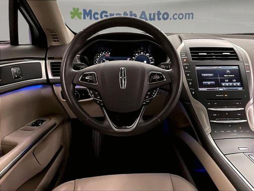 White Platinum Clearcoat Metallic 2016 Lincoln MKZ Base