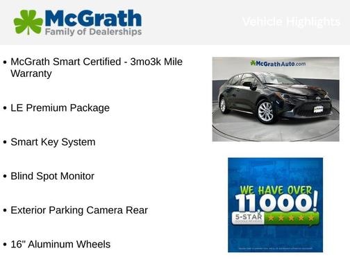 Black Sand Pearl 2020 Toyota Corolla LE