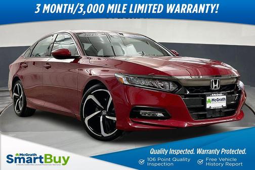San Marino Red 2019 Honda Accord Sport