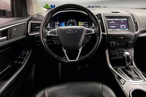 White Platinum Clearcoat Metallic 2015 Ford Edge SEL
