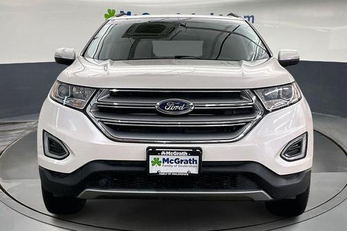White Platinum Clearcoat Metallic 2015 Ford Edge SEL