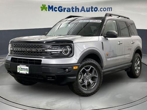 Iconic Silver Metallic 2021 Ford Bronco Sport Badlands