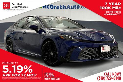 Blue 2025 Toyota Camry SE