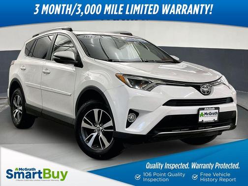 Super White 2017 Toyota RAV4 XLE