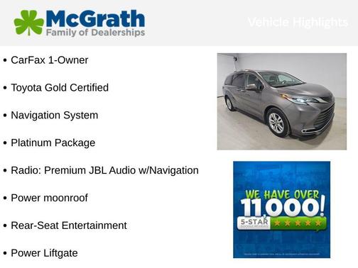 2024 Toyota Sienna Platinum