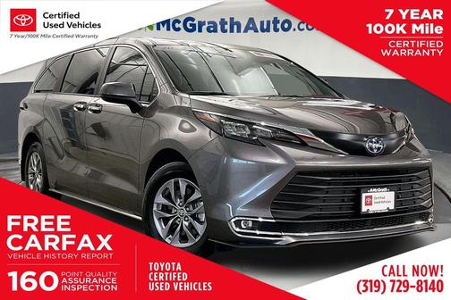 Predawn Gray Mica 2024 Toyota Sienna XLE