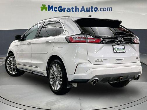 Star White Metallic Tri-Coat 2022 Ford Edge Titanium