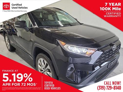 Midnight Black Metallic 2021 Toyota RAV4 XLE Premium