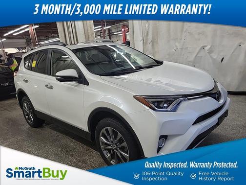 Blizzard Pearl 2018 Toyota RAV4 Limited