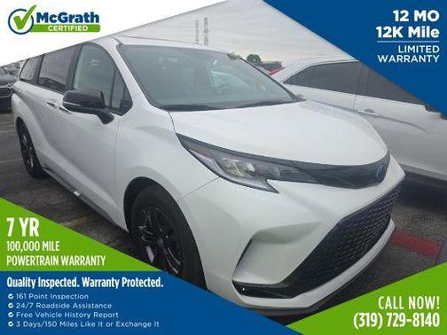 Ice Cap 2025 Toyota Sienna XSE 7 Passenger