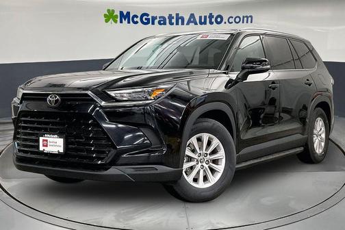 Midnight Black Metallic 2025 Toyota Grand Highlander XLE