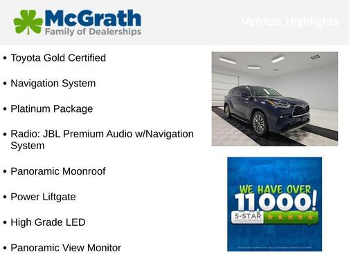 2021 Toyota Highlander Hybrid Platinum