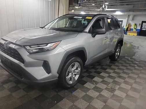 Silver Sky Metallic 2023 Toyota RAV4 Hybrid LE