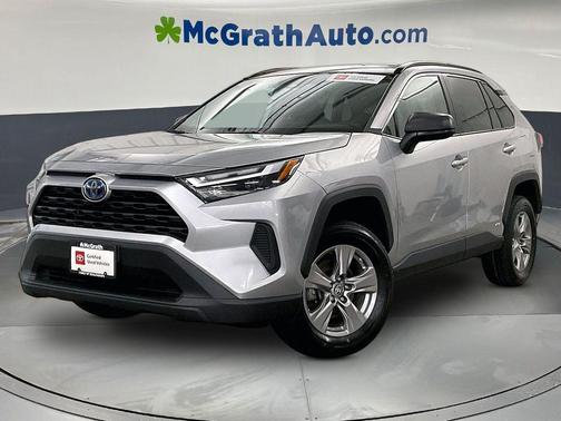Silver Sky Metallic 2023 Toyota RAV4 Hybrid LE