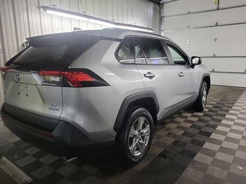 Silver Sky Metallic 2023 Toyota RAV4 Hybrid LE