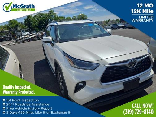 Blizzard Pearl 2021 Toyota Highlander XLE