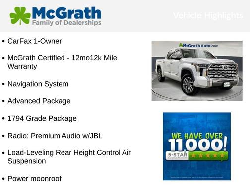 2023 Toyota Tundra Hybrid 1794 Edition