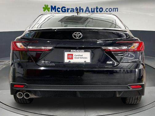 Midnight Black Metallic 2025 Toyota Camry SE