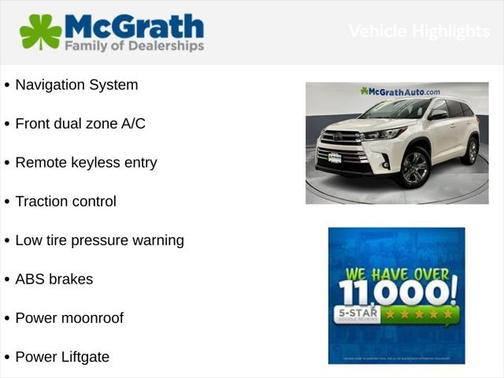2019 Toyota Highlander Limited Platinum