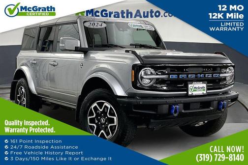 Iconic Silver Metallic 2024 Ford Bronco Outer Banks