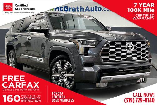 Magnetic Gray Metallic 2025 Toyota Sequoia Capstone
