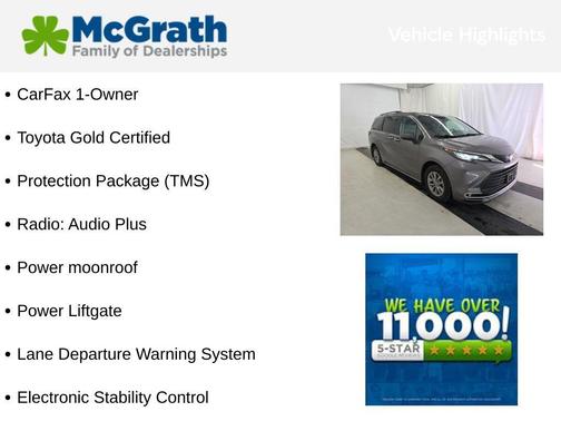 2022 Toyota Sienna XLE