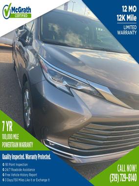 2022 Toyota Sienna Platinum