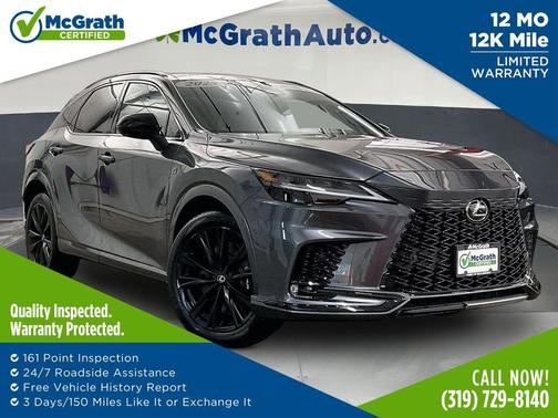 Cloudburst Gray 2025 Lexus RX 500h F SPORT Performance