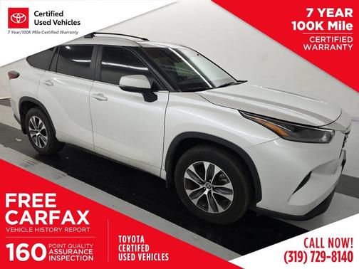 Wind Chill Pearl 2024 Toyota Highlander XLE