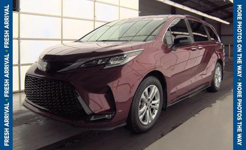 Burgundy 2021 Toyota Sienna XSE 7 Passenger