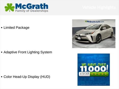 2019 Toyota Prius Limited