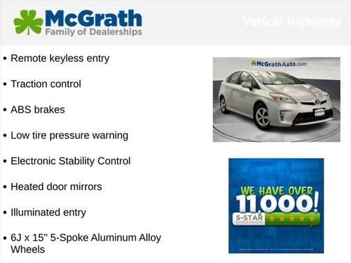2012 Toyota Prius Two