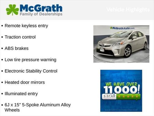 2012 Toyota Prius Two