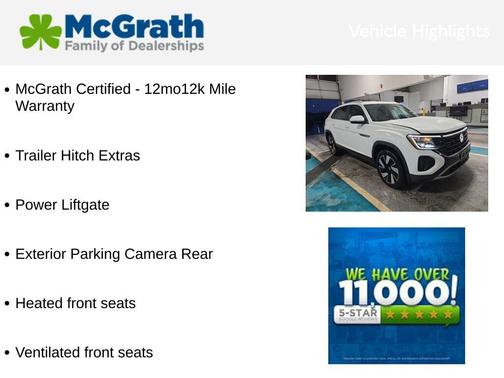 2025 Volkswagen Atlas Cross Sport 2.0T SE w/Technology 4MOTION