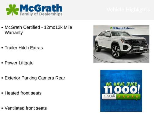 2025 Volkswagen Atlas Cross Sport 2.0T SE w/Technology 4MOTION