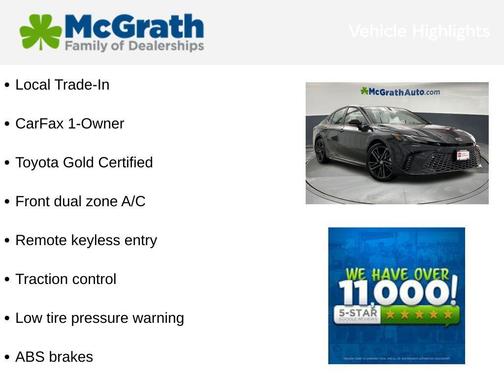 2025 Toyota Camry XSE