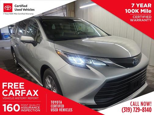 Celestial Silver Metallic 2023 Toyota Sienna XLE