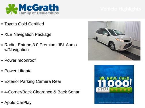 2020 Toyota Sienna XLE