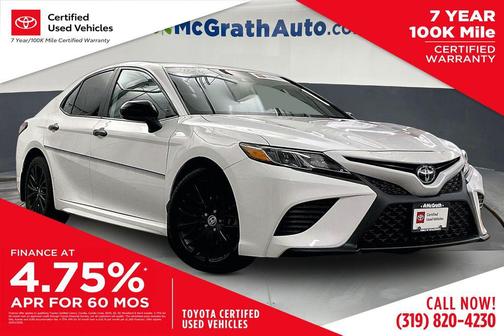 Super White 2020 Toyota Camry SE