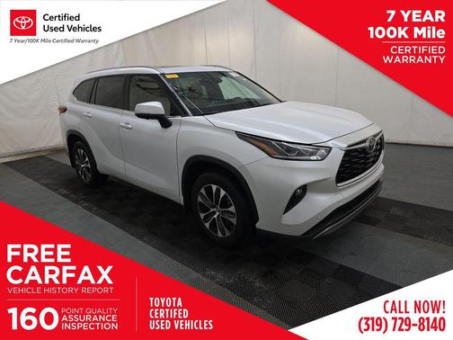 Wind Chill Pearl 2023 Toyota Highlander Platinum