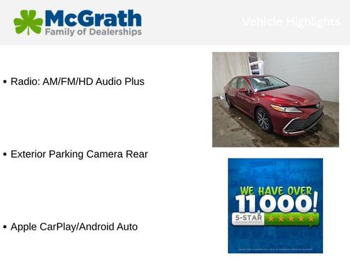 2021 Toyota Camry Hybrid XLE