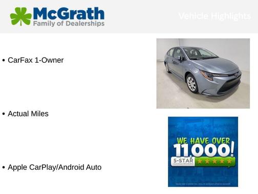 2025 Toyota Corolla LE