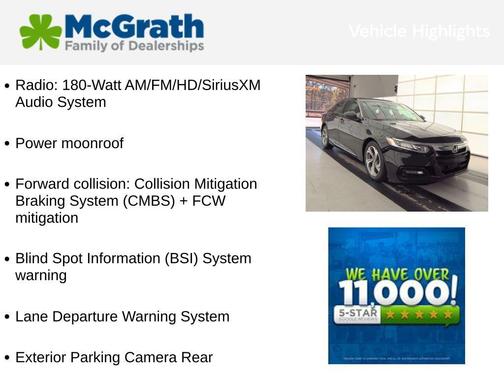 2020 Honda Accord EX 1.5T