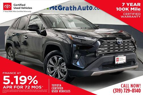 Midnight Black Metallic 2022 Toyota RAV4 Hybrid Limited