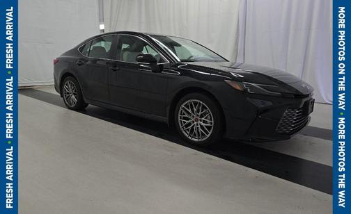 Midnight Black Metallic 2025 Toyota Camry XLE