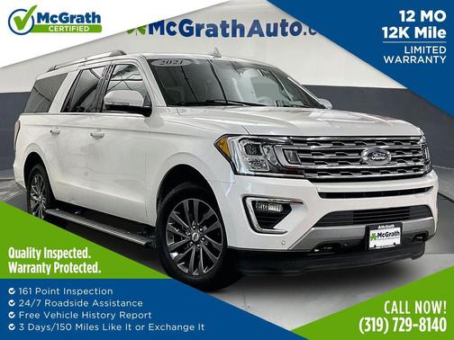 White 2021 Ford Expedition Max Limited